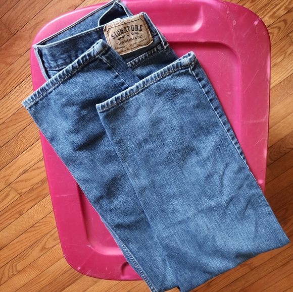 👖👖 2 pairs men's Levi Strauss & Co Signature jeans 36x32 relaxed fit - Picture 4 of 16